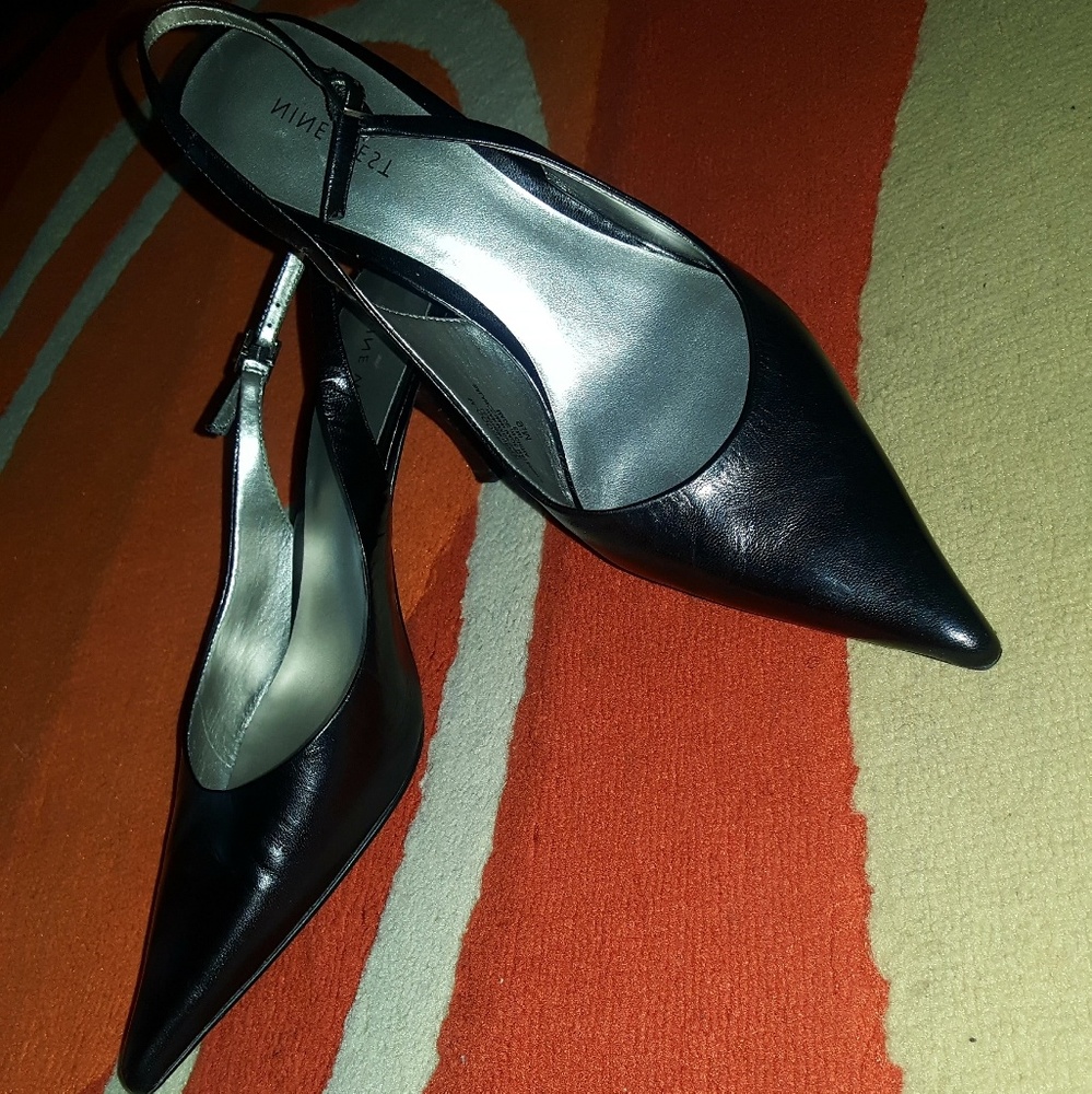 Black low heels
